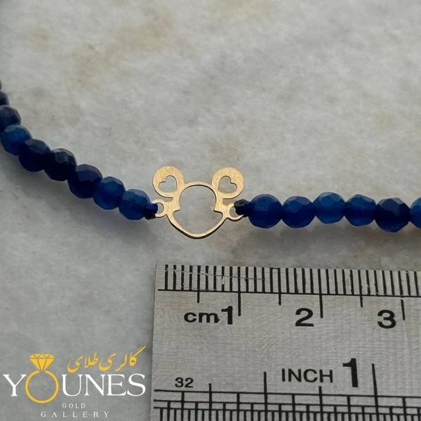 دستبند میکی موس طلا لیزری